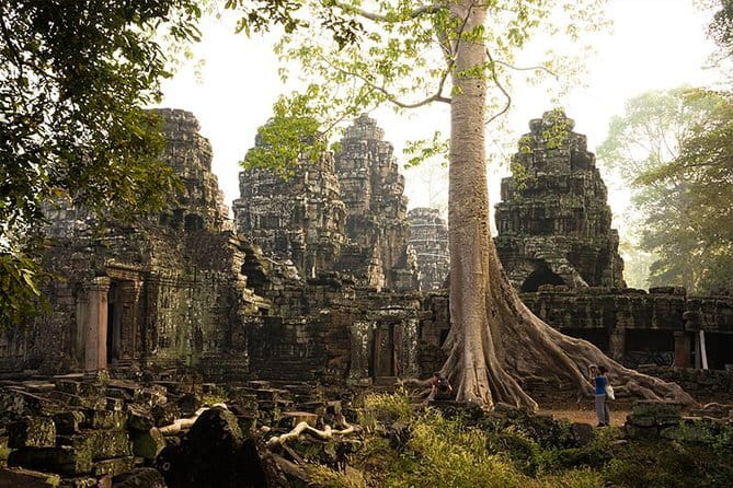 1-Day Angkor Wat Cycling Tour: Scenic Bike Adventure in Siem Reap - Ta Nei in the forest: the calmer temple break you need