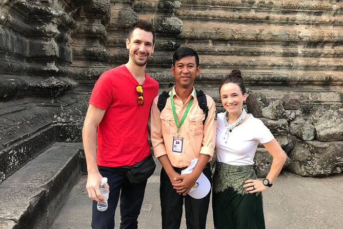 1-Day private Angkor Temple Tour by Tuk Tuk from Siem Reap - South Gate of Angkor Thom: fast entry, strong first impression