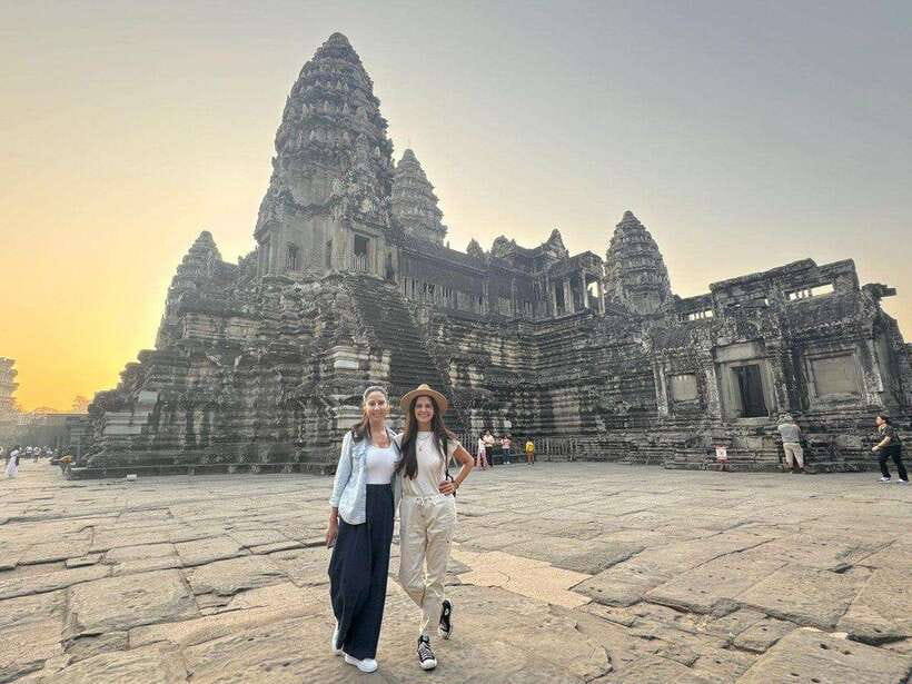 3-Day Exploring Angkor Wat & Siem Reap Highlights Tour. - Day 2: Banteay Srei carvings, Phnom Kulen waterfall time, and Beng Mealea in the jungle