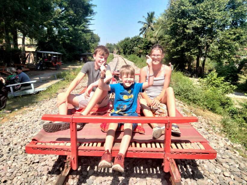 Afternoon Tour: Bamboo Train, Killing Cave &Bat Cave - Phnom Sampov hilltop: walking time, sunset views, and the caves that define the afternoon