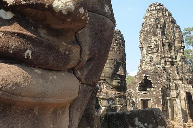 Angkor and Waterfall - Day 1 afternoon: Angkor Thom, Bayon, and the old palace zone