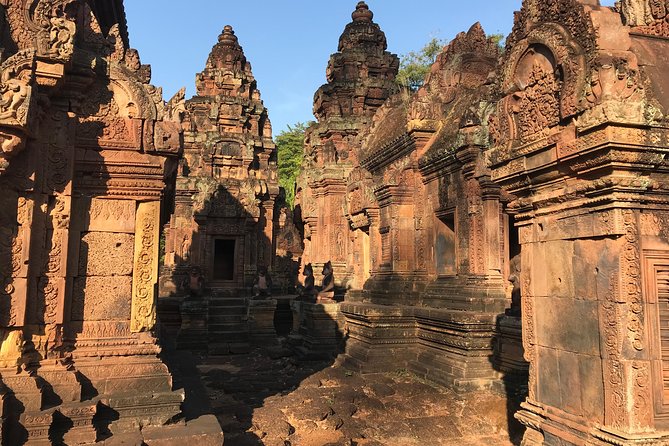 Angkor Jeep Tour with Sunset & Sunrise - Banteay Srei, the pink sandstone carving stop