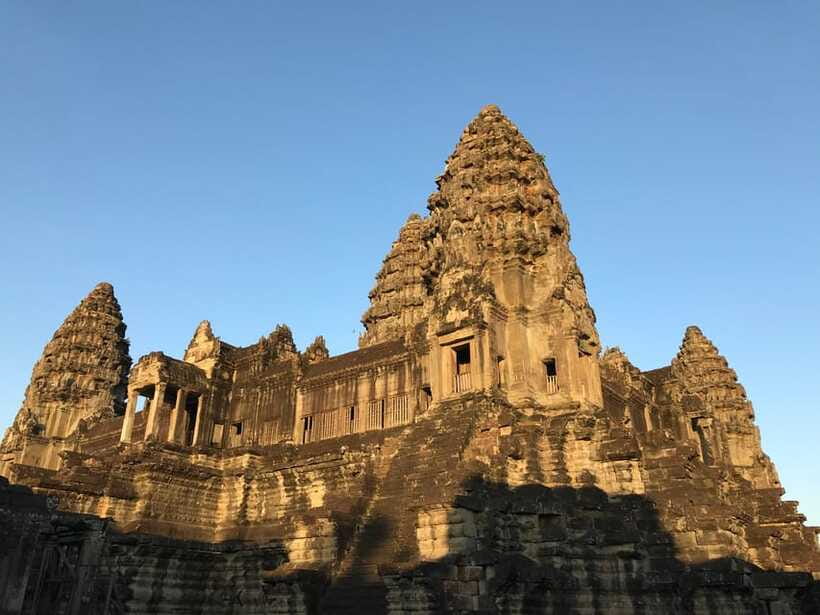 Angkor Wat by Vintage Jeep – Private Tour (Optional Sunrise) - Angkor Thom: South Gate, Bayon faces, and two story-filled terraces