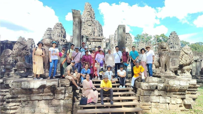 Angkor Wat Guided Sunrise Tour - Angkor Thom and Bayon: South Gate to Hundreds of Faces