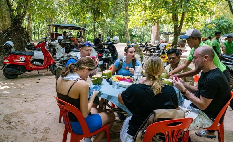 Angkor Wat: Guided Vespa Tour / Tuk Tuk or Car - Angkor Wat again, with a focused temple-guide explanation