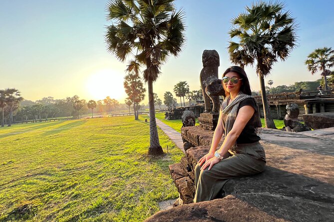Angkor Wat Small Group Tour and Sunset with Lunch Included - Hotel pickup, A/C comfort, and a driver who runs the clock