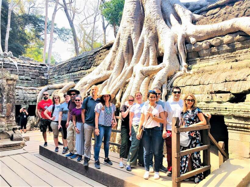 Angkor Wat: Sunrise 2.5 Days Temples & Tonle Sap-Small Group - Day 2, torchlit Angkor Wat to Bayon, then Ta Prohm when the day softens