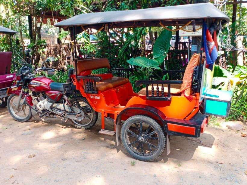 Angkor Wat Tour by Tuk-Tuk with English Speaking Driver - Angkor Thom and Bayon: the south gate, then the smiling faces