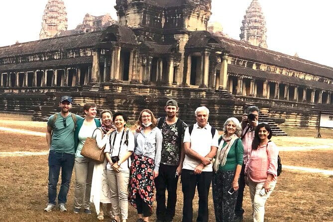Angkor Wat Tour with Sun Rise Small Group Day Tour - Siem Reap pickup, air-con comfort, and staying sane