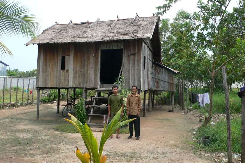 Back to Basics: Village Life Tour from Siem Reap - School visit at the right time: teachers, students, and sing-along energy