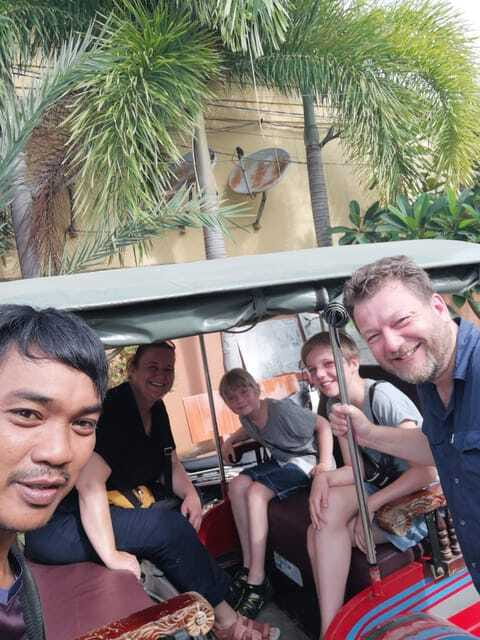 Bamboo train. Phnom Sampove cave. Bat cave and Banan Temple - Phnom Sampov area: monkey forest, natural caves, and history