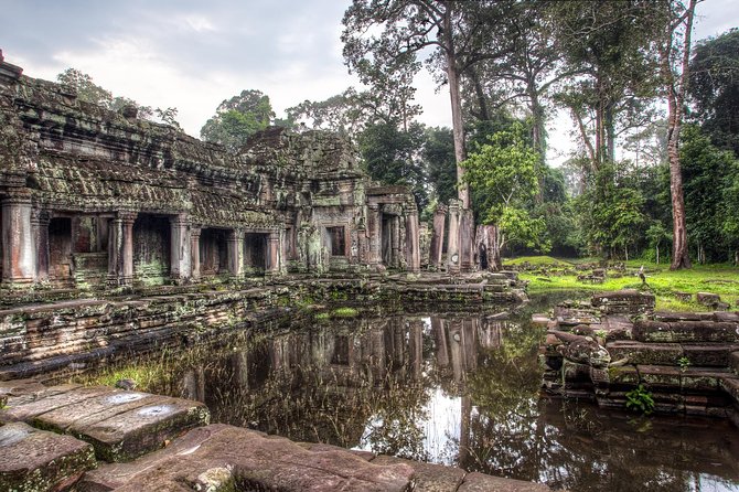 Banteay Srei & Angkor Big Circuit Tour - Ta Som: strangler fig tree and gate-level drama