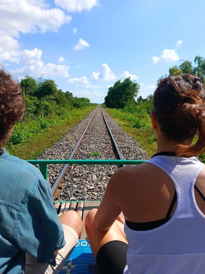 Battambang family tuktuk tour BambooTrain/Wat Banan/Bat cave - Wa Kor (Cultural Village) and the “home” feeling