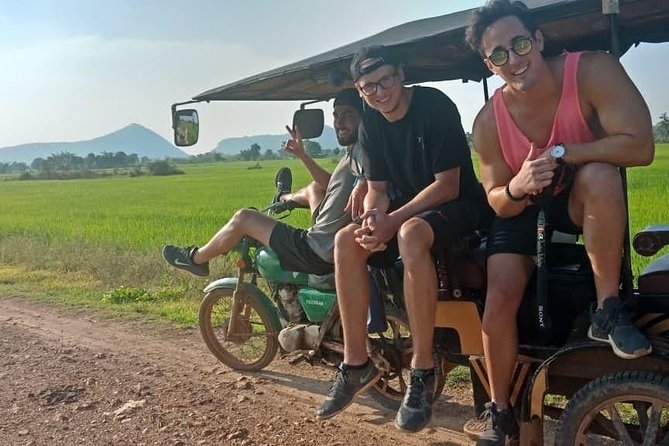 Battambang Full Day Tour from Siem Reap - Bamboo Train, Killing Cave & Sunset - Hotel pickup, air-conditioned drive, and the tuk-tuk handoff