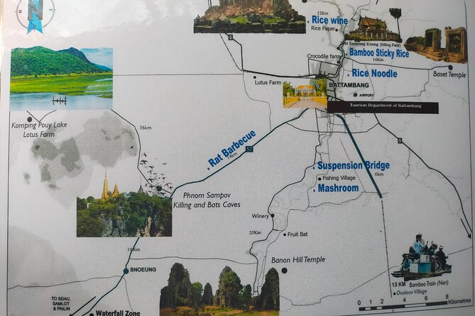 Battambang Tuk Tuk tour: Bambootrain, Killing & Bat Caves,Sunset - Pickup timing and how the tuk-tuk loop really works
