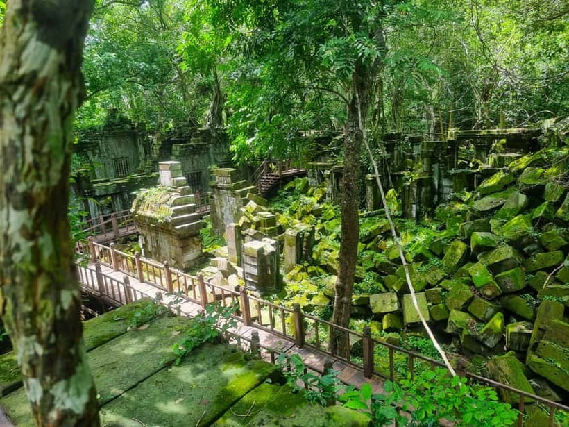 Beng Mealea, Koh Ker & Floating village Day Tour - Beng Mealea’s Jungle Ruins: Walkable, Messy, and Fun