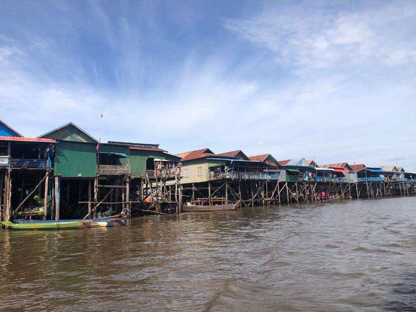 Beng Melea, Rolous Group & Kompong Phluk Floating Village - The Tonle Sap afternoon: boat time, floating village life, and sunset