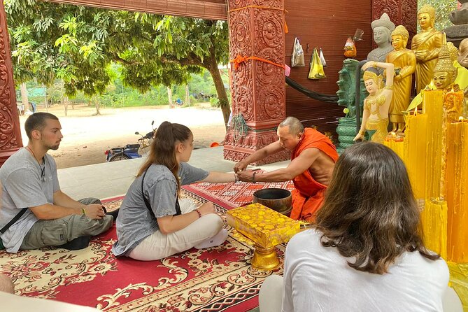 Buddhist Monastery with Monks Water Blessing - Key highlights at a glance