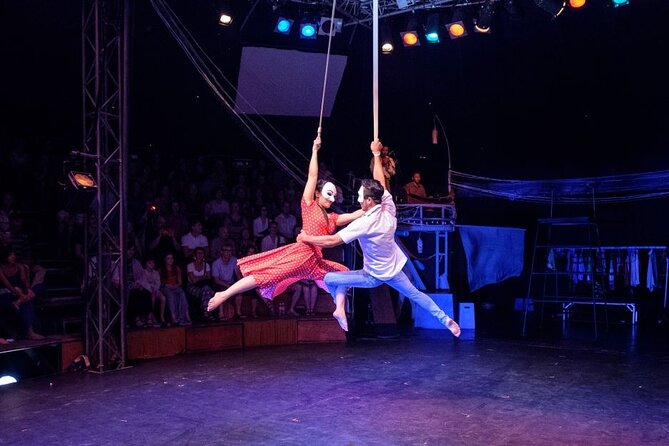 Cambodian Circus Show in Siem Reap by Phare with Hotel Pick-Up - The Cambodian circus part: high wire, trapeze, juggling, gymnastics