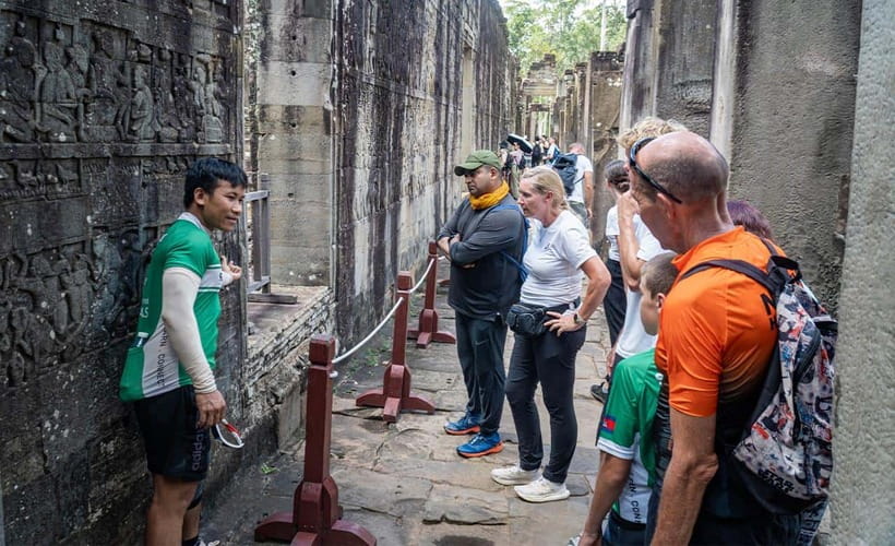 Cycle Angkor Backroad Bike Tour / E-Bike or Tuk Tuk - Lunch by a pond, snacks, and the small breaks that make the day enjoyable