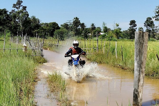 DB Siem Reap Half Day Dirt Bike Tour School - The ride itself: dirt, sand, gravel, mud, and single track
