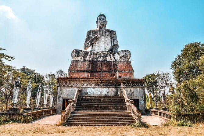 Explore Battambang full day tour by Tuk Tuk (start from 9am-6:30pm) - Wat Samrong Knong and Prasat Ek Phnom: old temples, heavy connections