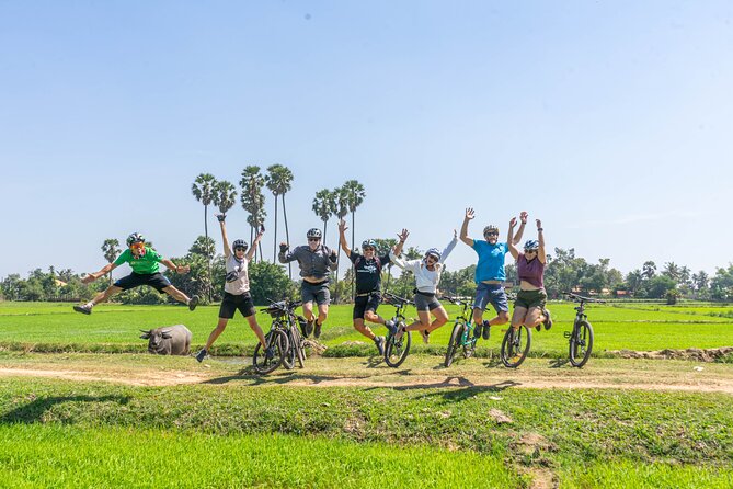 Floating Village Bike & Boat Sunset / E-Bike Available - Bakong lunch break with hammocks and local flavors