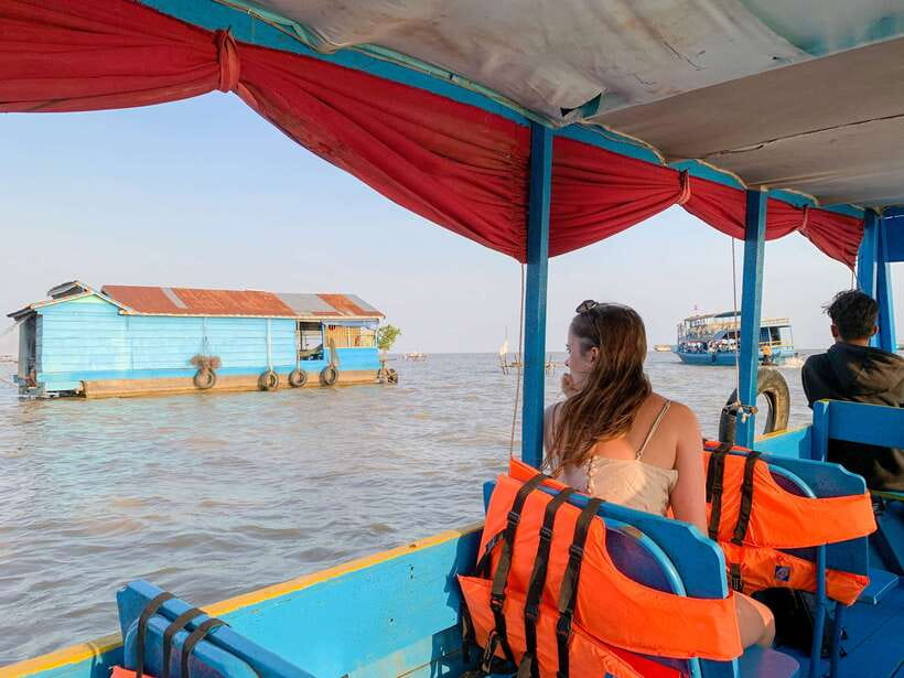 Floating Village Sunset boat Vespa Tour / Tuk Tuk Available - Price and value: is $55 worth it in real terms?