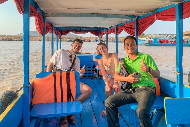 Floating Village Sunset boat Vespa Tour / Tuk Tuk Available - Why this Vespa and Tonle Sap sunset mix makes sense