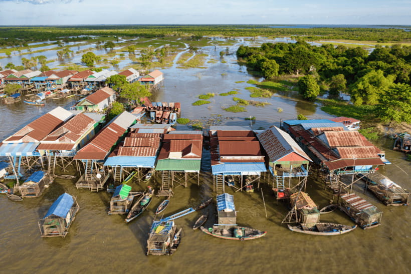 Floating Village Tour with Khmer Meal & Beer - From Mad Monkey at 1:45 PM: the smooth 6 hour rhythm