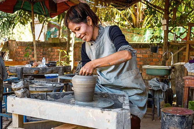 FREE Siem Reap Market & Local Temple Tour - The handoff: cold drink, swag, and where the tour ends