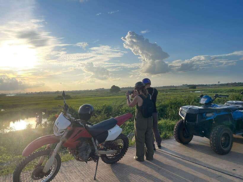 From Siem Reap: 02 Hours Quad Bike Tour in Countryside - Sunset over paddy fields, and the day-to-day surprises