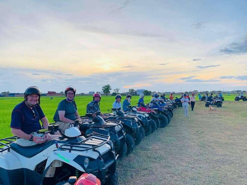 From Siem Reap: 02 Hours Quad Bike Tour in Countryside - Hotel pickup, safety talk, and the quick practice ride that matters