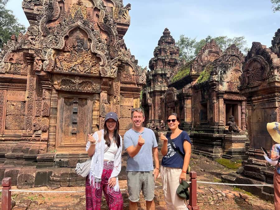From Siem Reap: Banteay Srei Temple & Grand 5 Temple Tour - Preah Khan: a vast monastic complex with plenty to study