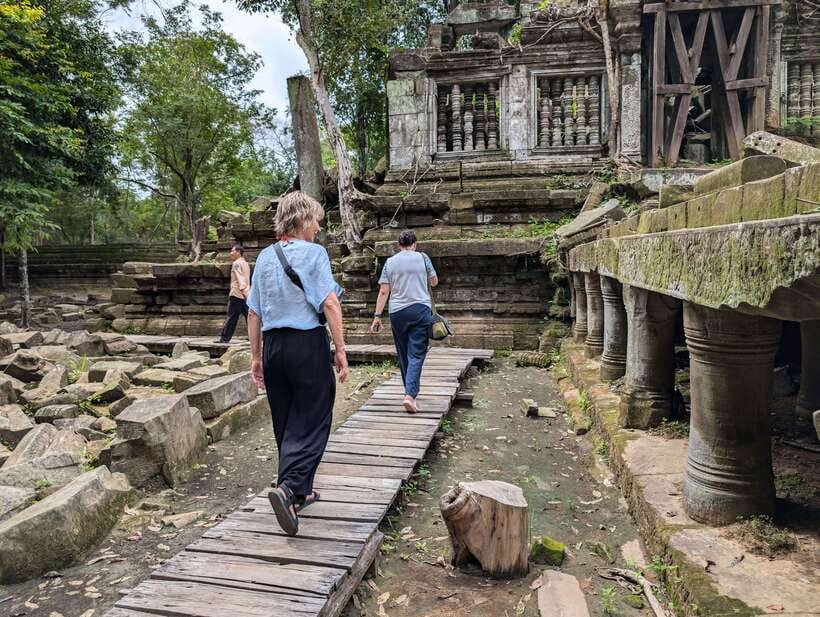 From Siem Reap: Koh Ker and Beng Mealea Private Day Tour - Koh Ker: the seven-tier pyramid remains and Prasat Thom, Prasat Pram, Prasat Chrap