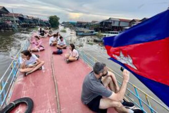 Half Day Kompong Pluck stilt home Village on Tonle Sap & Sunset - Sunset Time On The Water: Great Plans, One Weather Caveat