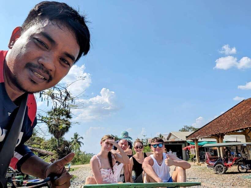 Half-day swing bridge, bamboo train, batcave & Killing cave - Tuk-tuk circuit, swing bridge photos, and Buddhist stops