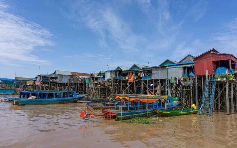 Kompong Pluk Tour - Floating Cafe Sunset Stop: The Most Emotional Part of the Day