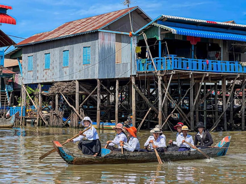 Kulen Mountain Tour with Picnic and Floating Village Sunset - Entering Phnom Kulen: waterfalls, cliff viewpoints, reclining Buddha, and the 1000 Lingas