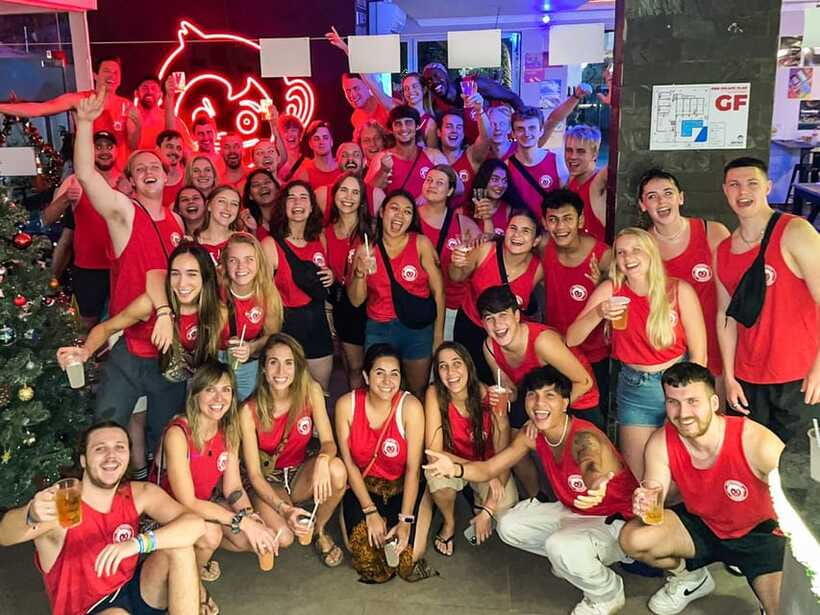Mad Monkey Siem Reap Pub Crawl - The social part you came for: meeting people and an English host