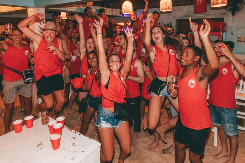 Mad Monkey Siem Reap Pub Crawl - Starting at the Mad Monkey Canopy Bar: your 7:30 PM launch point