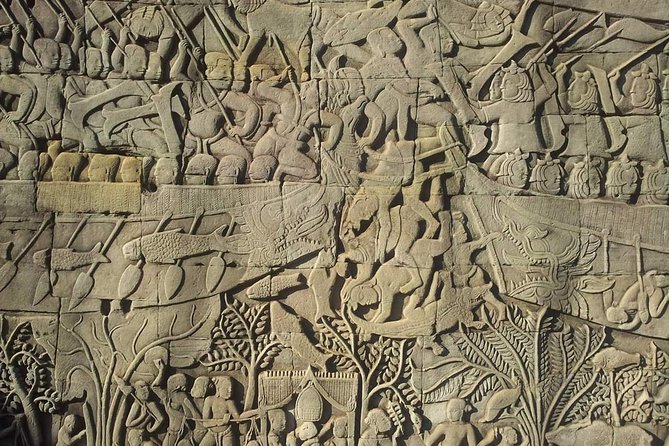 One day Angkor temple tour with private driver - Angkor Thom and Bayon: 216 faces, plus the palace and terraces