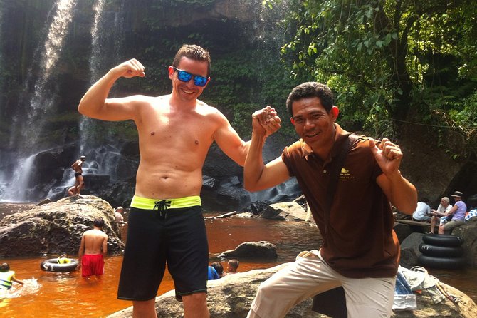 One Day Tour to Waterfall and Beng Mealea Temple - Phnom Kulen National Park waterfall, 1000 linga carvings, and Preah Ang Thom