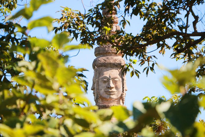 Oudong and Koh Chen Island - Full Day Cruise & Tour with English speaking guide - The tuk tuk to Oudong Mountain: stairs, stupa, and 5,000 Buddhas