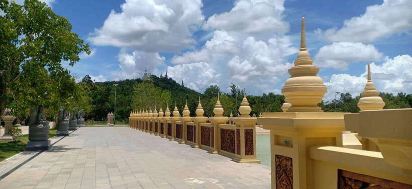 Oudong Mountain - Phnom Penh Former Capital Private Day Tour - The 500 Steps and the White Marble Wat at the Top