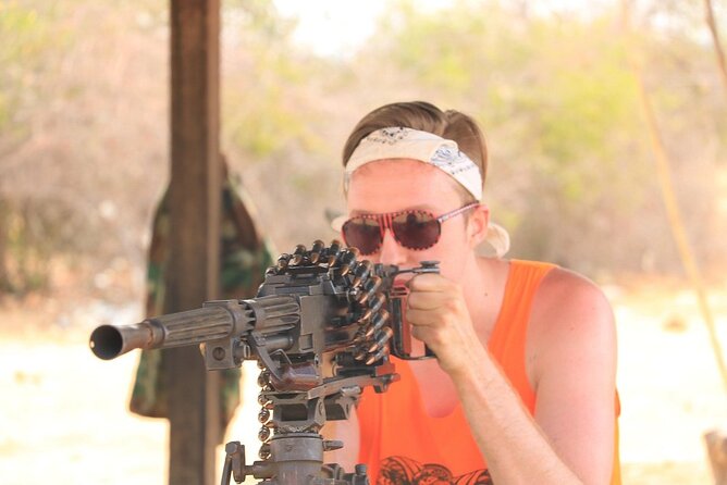 Phnom Penh Shooting Range Experience - From Asia Hotel to the hills in an air-conditioned RX 330 Lexus