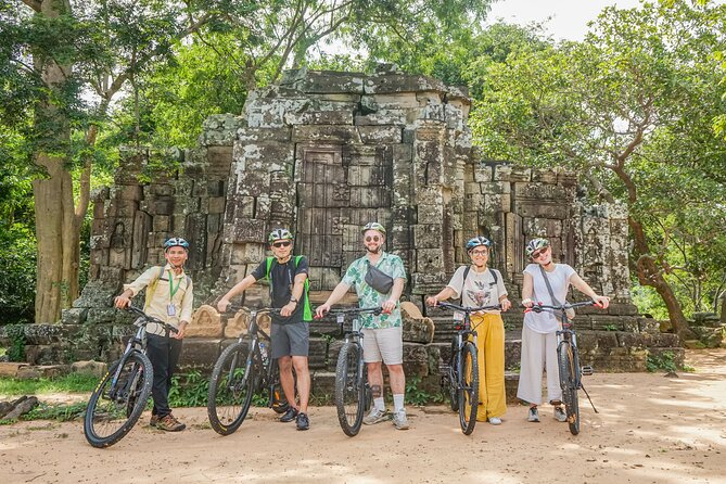 Private Angkor Sunrise Bike Tour Supported By Minivan - Cycling after sunrise: why you ride from behind Angkor Wat