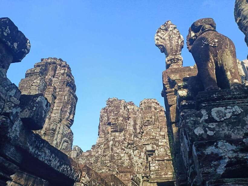 Private One Day Tour with Sunrise at Angkor Wat - Angkor Thom via the South Gate: Deva and Asura holding Naga