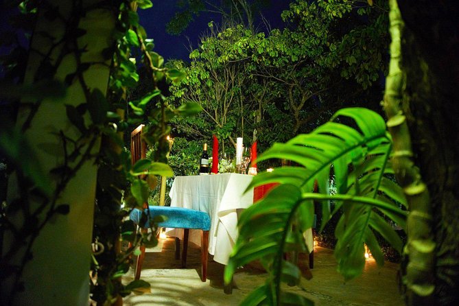 Rooftop Romantic Dinner - 4 Courses Set Meal & Wine - Poolside drinks first, then the rooftop switch