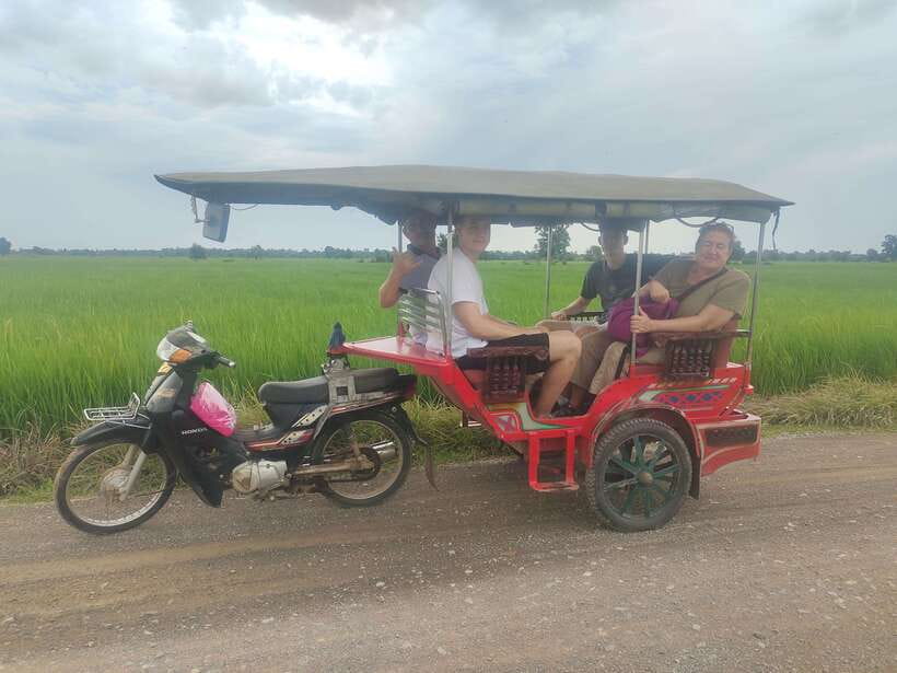 Secret Countryside Rice fields-Bamboo Train/Bat Cave - The Odambang village drive: what you are really there to notice